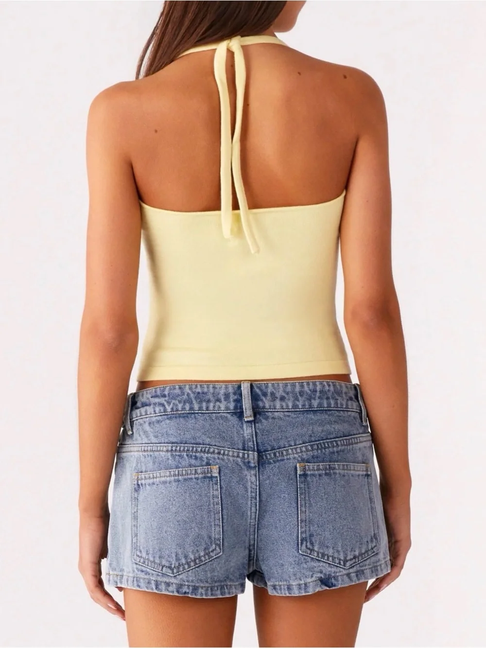 Peppermayo Nashville Denim Skort NWT size 6 Low Rise Lace Up Mini Y2K - Picture 2 of 16